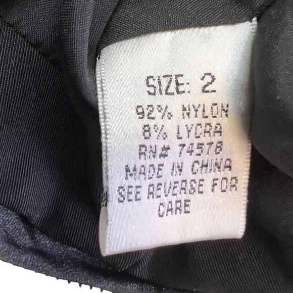 Cache Womens Nylon Blend Pockets Long Sleeve Front Zip Basic Jacket Black Size 2 - Picture 4 of 9